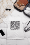 ai-generated-mockup-featuring-a-woman-wearing-a-round-neck-t-shirt-m32501